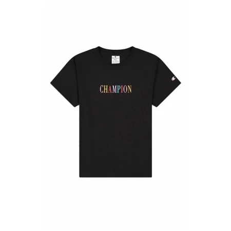 Women’s Short Sleeve T-Shirt Champion Crewneck Croptop Black by Champion, Women - Ref: S64109010, Price: 19,12 €, Discount: %