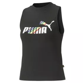 Maillot de Corps sans Manches pour Femme Puma Ess+ Love Is Love Sl Noir de Puma, Femme - Réf : S64109024, Prix : 21,54 €, Rem...