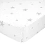 Sábana Bajera HappyFriday BASIC KIDS Gris 105 x 200 x 32 cm de HappyFriday, Sábanas y fundas de almohada - Ref: D1611691, Pre...