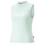 T-Shirt para Mulher sem Mangas Puma Slim Logo Tank Água-marinha de Puma, Mulher - Ref: S64109039, Preço: 19,60 €, Desconto: %