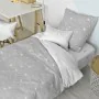 Parure de couette HappyFriday Basic Kids Gris Lit 1 persone 2 Pièces de HappyFriday, Couettes et housses de couette - Réf : D...