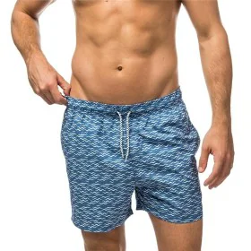 Men’s Bathing Costume Alphaventure Seawaves Denim Blue by Alphaventure, Swimwear - Ref: S64109088, Price: 16,11 €, Discount: %