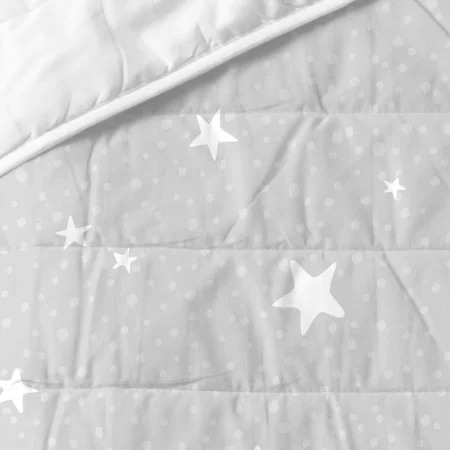 Bedspread (quilt) HappyFriday BASIC KIDS Grey 100 x 130 cm Baby Crib by HappyFriday, Blankets and bedcovers - Ref: D1611699, ...