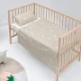 Conjunto de Lençóis HappyFriday Basic Kids Little star Bege Berço de Bebé 2 Peças de HappyFriday, Roupa de cama para berços -...