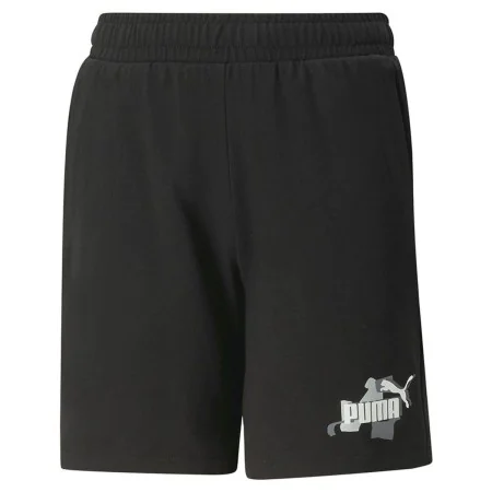 Sport Shorts for Kids Puma Essentials+ Street Art Black by Puma, Boys - Ref: S64109293, Price: 23,55 €, Discount: %