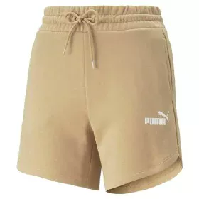 Calções de Desporto para Mulher Puma Essentials 5" High Waist Bege de Puma, Mulher - Ref: S64109306, Preço: 25,30 €, Desconto: %