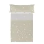 Jeu de draps HappyFriday Basic Kids Little star Beige Lit 1 persone 180 x 270 cm 2 Pièces de HappyFriday, Draps et taies d'or...