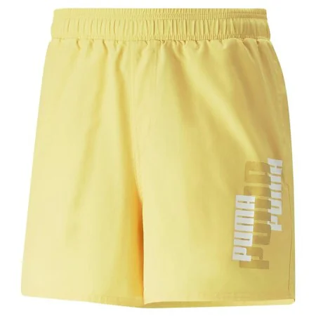 Pantaloni Corti Sportivi da Uomo Puma Ess+ Logo Power Giallo di Puma, Uomo - Rif: S64109329, Prezzo: 25,03 €, Sconto: %