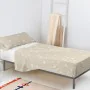 Jeu de draps HappyFriday Basic Kids Little star Beige Lit 1 persone 180 x 270 cm 2 Pièces de HappyFriday, Draps et taies d'or...