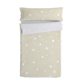 Saco Nórdico con Relleno HappyFriday Basic Little Star Beige 105 x 200 cm de HappyFriday, Sacos de dormir - Ref: D1611725, Pr...