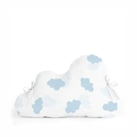 Protector de Cuna HappyFriday Basic Kids Clouds Azul 60 x 40 cm de HappyFriday, Accesorios para camas - Ref: D1611731, Precio...