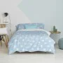 Duvet cover set HappyFriday Basic Kids Blue Single 2 Pieces by HappyFriday, Quilts and quilt covers - Ref: D1611733, Price: 4...