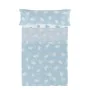 Bettwäsche-Set HappyFriday Basic Kids Clouds Blau Einzelmatratze 180 x 270 cm 2 Stücke von HappyFriday, Bettlaken und Kissenb...