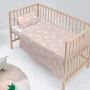 Set di Lenzuola HappyFriday Basic Kids Clouds Rosa Culla Neonato 2 Pezzi di HappyFriday, Biancheria da letto per culle - Rif:...