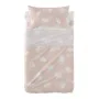 Set di Lenzuola HappyFriday Basic Kids Clouds Rosa Culla Neonato 2 Pezzi di HappyFriday, Biancheria da letto per culle - Rif:...