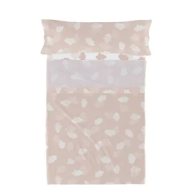 Set di Lenzuola HappyFriday Basic Kids Clouds Rosa Singolo 180 x 270 cm 2 Pezzi di HappyFriday, Lenzuola e federe per cuscino...