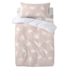 Duvet cover set HappyFriday Basic Kids Pink Baby Crib 2 Pieces by HappyFriday, Quilts and quilt covers - Ref: D1611774, Price...