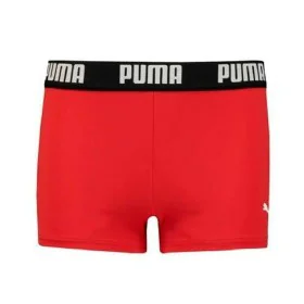 Calções de Banho Boxer para Meninos Puma Swim Logo Vermelho de Puma, Roupa de banho - Ref: S64109607, Preço: 18,50 €, Descont...