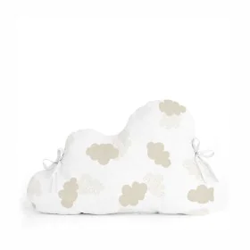 Protector de Cuna HappyFriday Basic Kids Clouds Beige 60 x 40 cm de HappyFriday, Accesorios para camas - Ref: D1611782, Preci...