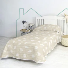 Bedspread (quilt) HappyFriday BASIC KIDS Beige 200 x 260 cm by HappyFriday, Blankets and bedcovers - Ref: D1611796, Price: 50...