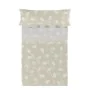 Jeu de draps HappyFriday Basic Kids Clouds Beige Lit 1 persone 2 Pièces de HappyFriday, Draps et taies d'oreiller - Réf : D16...