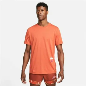 Camisola de Manga Curta Homem Nike Dri-FIT Laranja de Nike, Homem - Ref: S64109745, Preço: 31,79 €, Desconto: %