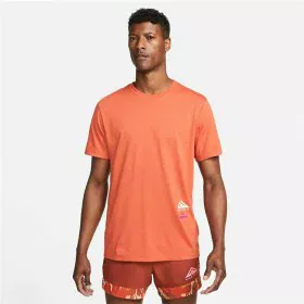 Camiseta de Manga Corta Hombre Nike Dri-FIT Naranja de Nike, Hombre - Ref: S64109745, Precio: 31,79 €, Descuento: %