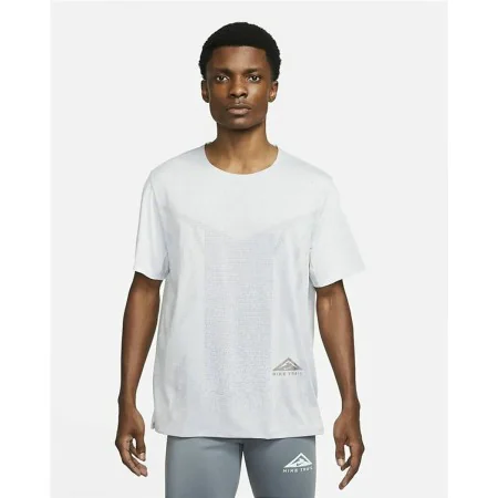 Camiseta de Manga Corta Hombre Nike Dri-FIT Rise 365 Blanco de Nike, Hombre - Ref: S64109751, Precio: 55,12 €, Descuento: %