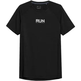 Camiseta de Manga Corta Hombre 4F Run Negro de 4F, Hombre - Ref: S64109775, Precio: 26,37 €, Descuento: %