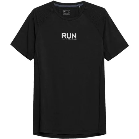 T-shirt à manches courtes homme 4F Run Noir de 4F, Homme - Réf : S64109775, Prix : 26,37 €, Remise : %