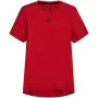 Camisola de Manga Curta Homem 4F Quick-Drying Vermelho de 4F, Homem - Ref: S64109777, Preço: 19,21 €, Desconto: %