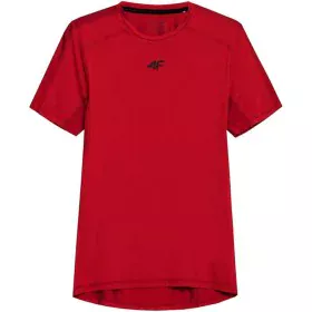 Men’s Short Sleeve T-Shirt 4F Quick-Drying Red by 4F, Men - Ref: S64109777, Price: 19,21 €, Discount: %