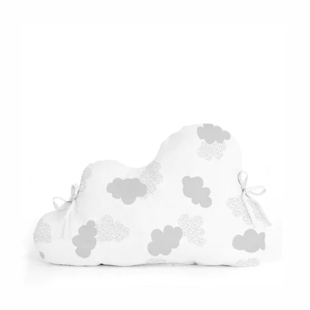 Cot protector HappyFriday Basic Kids Clouds Grey 60 x 40 cm by HappyFriday, Bed accessories - Ref: D1611810, Price: 13,88 €, ...