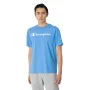 Men’s Short Sleeve T-Shirt Champion Crewneck Blue by Champion, Men - Ref: S64109818, Price: 18,83 €, Discount: %