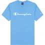 Camiseta de Manga Corta Hombre Champion Crewneck Azul de Champion, Hombre - Ref: S64109818, Precio: 18,83 €, Descuento: %