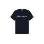 Camiseta de Manga Corta Hombre Champion Crewneck Azul de Champion, Hombre - Ref: S64109819, Precio: 21,51 €, Descuento: %