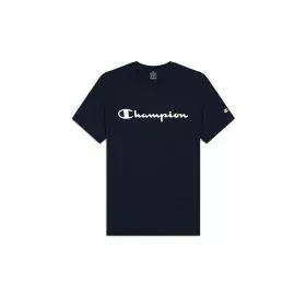 Camiseta de Manga Corta Hombre Champion Crewneck Azul de Champion, Hombre - Ref: S64109819, Precio: 21,51 €, Descuento: %