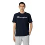 Camiseta de Manga Corta Hombre Champion Crewneck Azul de Champion, Hombre - Ref: S64109819, Precio: 21,51 €, Descuento: %