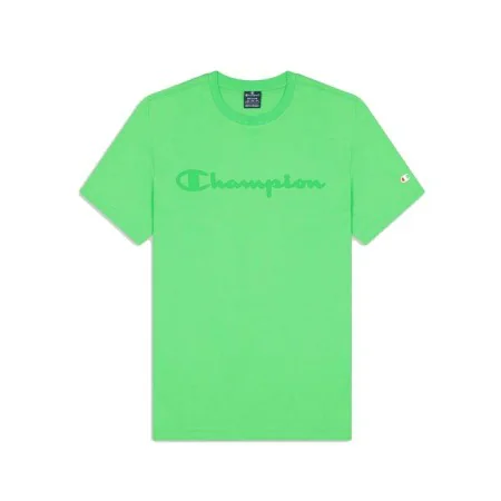 Men’s Short Sleeve T-Shirt Champion Crewneck Green by Champion, Men - Ref: S64109820, Price: 19,35 €, Discount: %