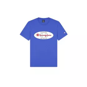 Camiseta de Manga Corta Hombre Champion Crewneck Azul de Champion, Hombre - Ref: S64109836, Precio: 20,12 €, Descuento: %