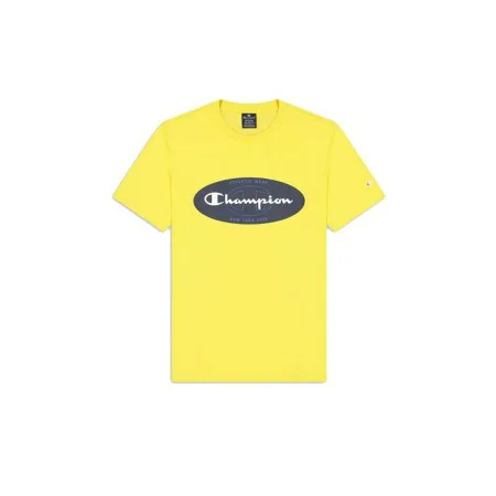 Maglia a Maniche Corte Uomo Champion Crewneck Giallo di Champion, Uomo - Rif: S64109837, Prezzo: 19,12 €, Sconto: %