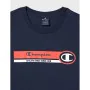 Camiseta de Manga Corta Hombre Champion Crewneck Azul de Champion, Hombre - Ref: S64109838, Precio: 21,13 €, Descuento: %