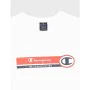 Camisola de Manga Curta Homem Champion Crewneck Branco de Champion, Homem - Ref: S64109839, Preço: 21,13 €, Desconto: %