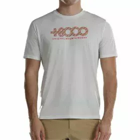 T-shirt à manches courtes homme +8000 Usame Blanc de +8000, Homme - Réf : S64109874, Prix : 27,07 €, Remise : %