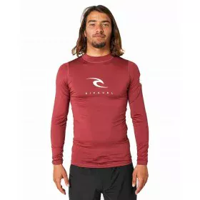 Bade-T-Shirt Rip Curl Corps Rot Braun Herren von Rip Curl, Anzüge und Neoprenanzüge - Ref: S64109907, Preis: 26,37 €, Rabatt: %