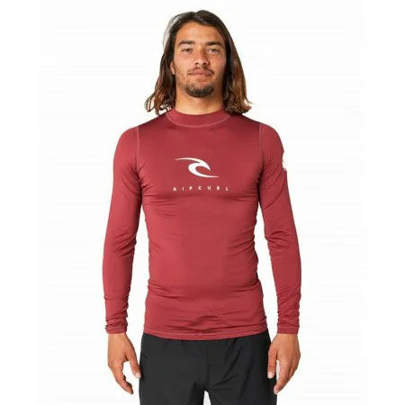 Bathing T-shirt Rip Curl Corps Red Brown Men by Rip Curl, Wetsuits and neoprene suits - Ref: S64109907, Price: 26,37 €, Disco...