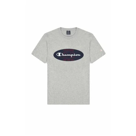 Camiseta de Manga Corta Hombre Champion Crewneck Gris de Champion, Hombre - Ref: S64109973, Precio: 20,07 €, Descuento: %