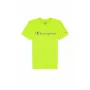 T-shirt à manches courtes homme Champion Crewneck Vert citron de Champion, Homme - Réf : S64109977, Prix : 21,97 €, Remise : %