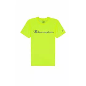 Maglia a Maniche Corte Uomo Champion Crewneck Verde limone di Champion, Uomo - Rif: S64109977, Prezzo: 21,97 €, Sconto: %