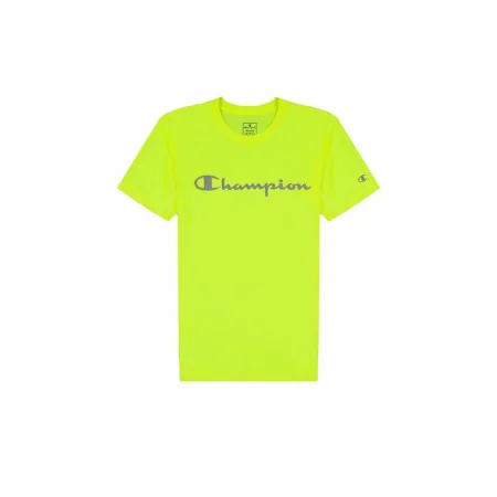 Camiseta de Manga Corta Hombre Champion Crewneck Verde limón de Champion, Hombre - Ref: S64109977, Precio: 21,97 €, Descuento: %